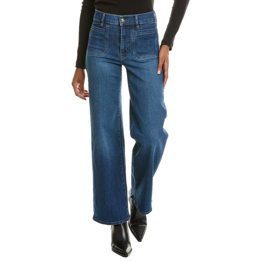 Frame Denim Womens  Le Slim Palazzo Modernist Jean